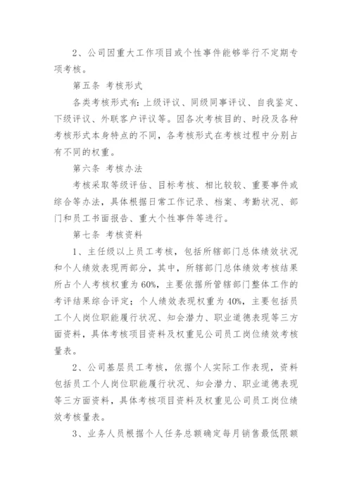 绩效评价管理制度.docx