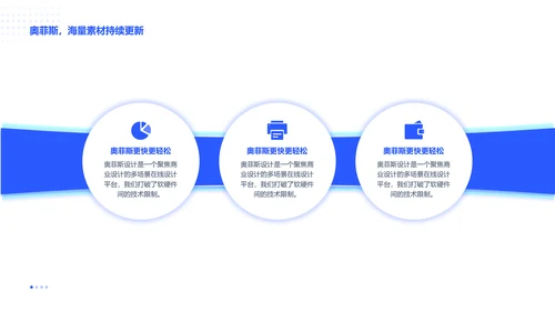 商务风蓝色企业咨询报告