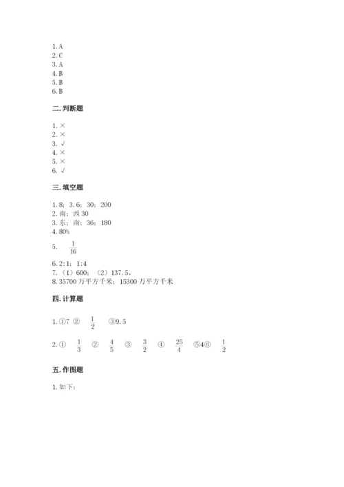 六年级数学上册期末考试卷附完整答案【名校卷】.docx