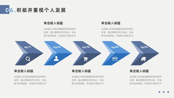 蓝色实拍风个人述职报告PPT模板