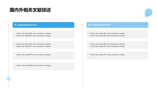 蓝色商务生物医疗毕业答辩PPT模板