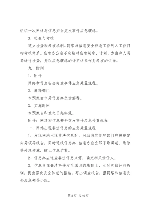 行政部门信息系统安全应急预案.docx