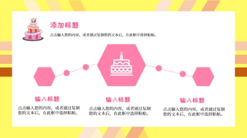 生日快乐主题通用PPT模版