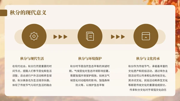 棕色卡通中国风秋分节气宣传知识PPT
