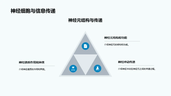 蓝色细胞结构和功能介绍PPT模板