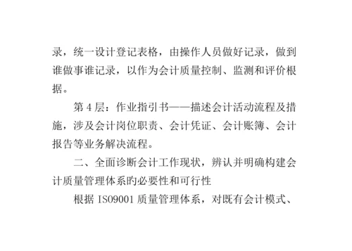 会计中ISO质量管理全新体系的应用.docx