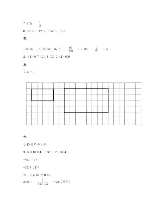 北京海淀区小升初数学试卷带答案（达标题）.docx