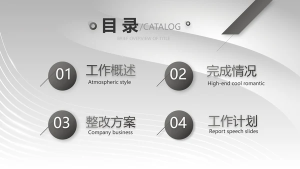 黑金大气美发述职报告动态PPT模板