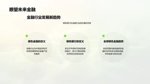 绿色金融的应用PPT模板