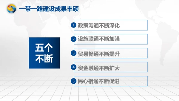 全球一带一路国际合作高峰论坛PPT模板