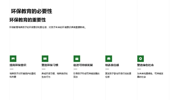 环保教育新方法