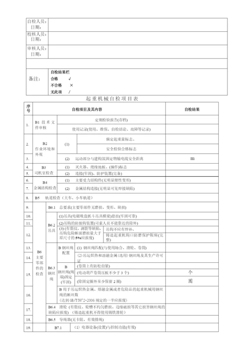 起重机械自检报告.docx