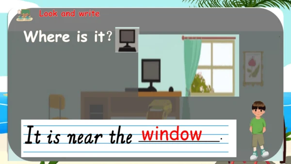 Unit 1 My classroom-Part B Read and write（课件）-2024