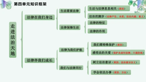 第四单元 走进法治天地 复习课件(共42张PPT)