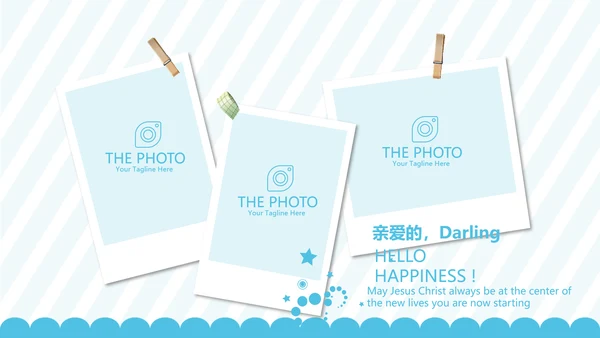 蓝色母婴婴儿护理中心社区讲座保健中心早教动态PPT模板