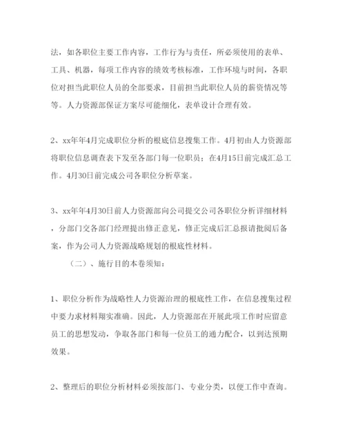 精编人力资源工作参考计划范文.docx