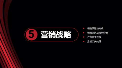 黑金大气创业商业计划书通用PPT模板