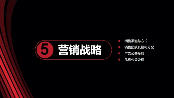 黑金大气创业商业计划书通用PPT模板