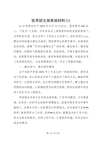 优秀团支部事迹材料(1).docx