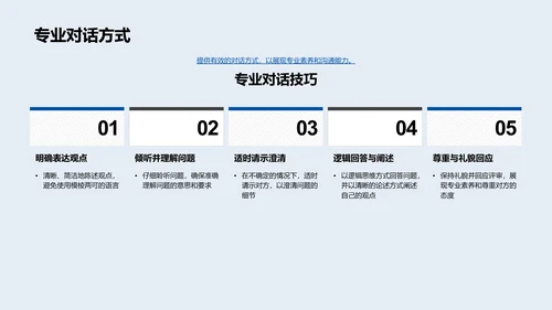 答辩技巧讲解PPT模板