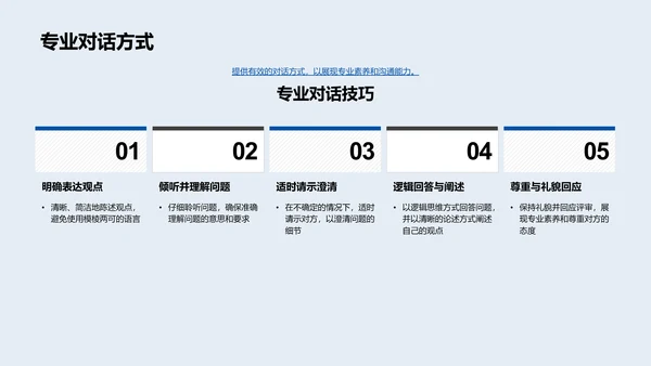 答辩技巧讲解PPT模板