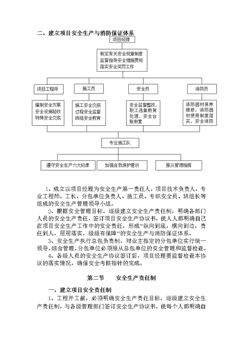 安全文明施工及环境保护施工技术措施