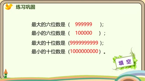人教版数学四年级上册1.7 数的产生和十进制计数法课件(共24张PPT)