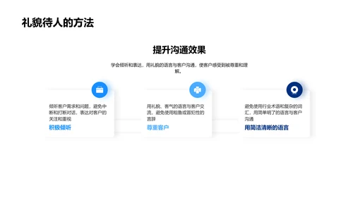 提升满意度商务礼仪训练PPT模板