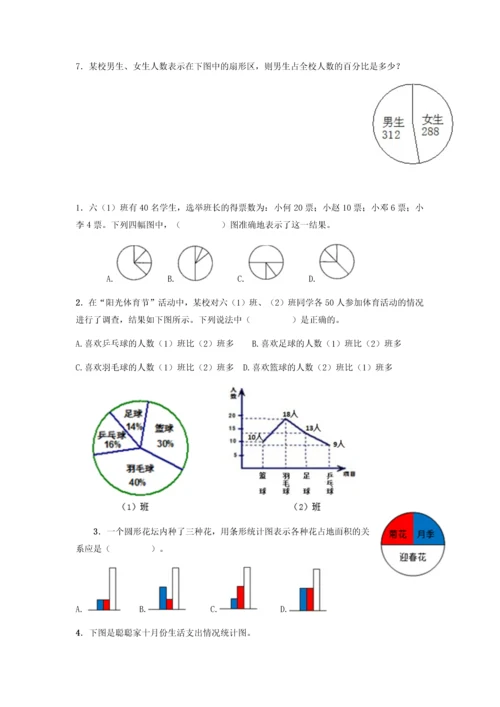 扇形统计图练习题1-3.docx