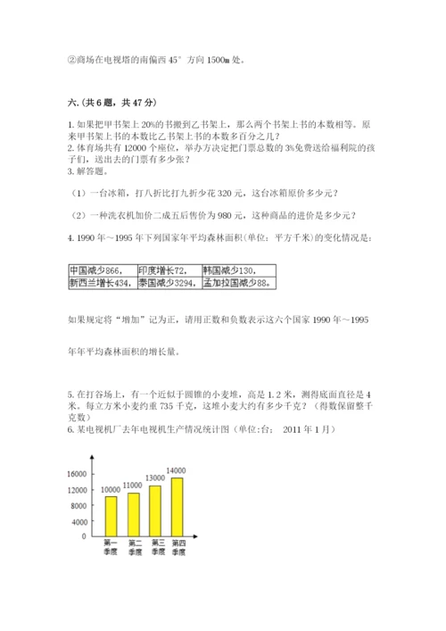 浙教版数学小升初模拟试卷及答案【精选题】.docx
