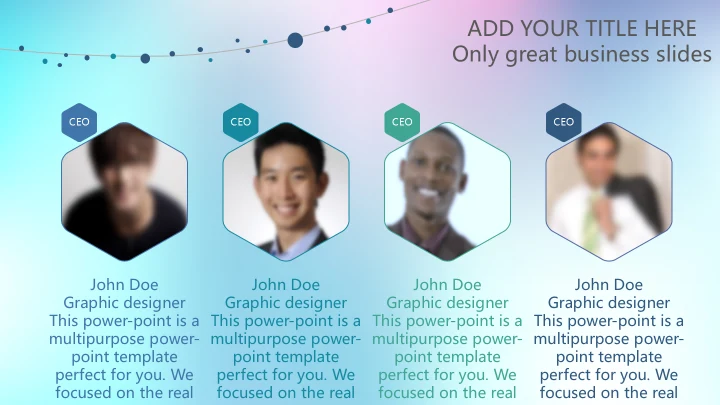 幻彩渐变英文商业计划书模板