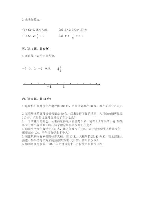 青岛版六年级数学下册期末测试题精品【必刷】.docx