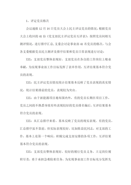 支部换届支委会会议记录.docx