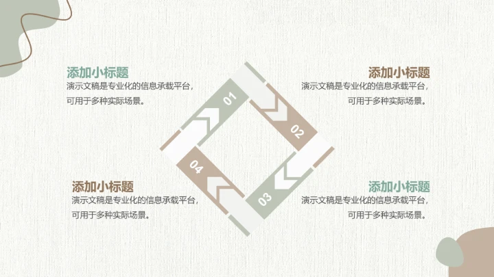 莫兰迪工作总结汇报PPT模板