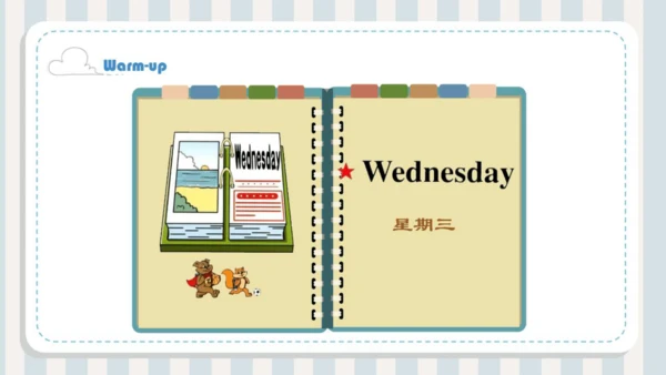 人教新起点小学英语二年级下册 Unit6 My Week Story Time