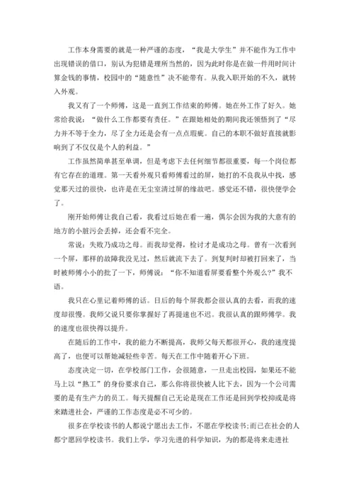 菜的价格社会实践个人心得体会5篇.docx