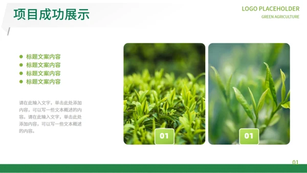 绿色农业通用PPT模板
