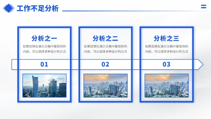 蓝色工作汇报述职年终总结PPT模板