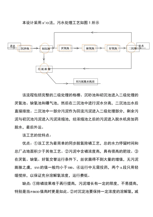 某城市日处理水量3万3m污水处理厂工艺设计课程设计.docx