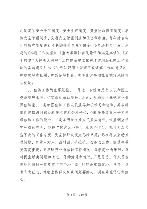 国土局工作督查情况汇报.docx