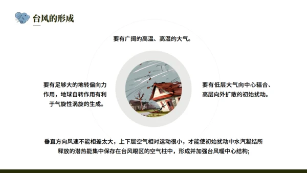 台风来袭，防台风安全教育培训通用PPT模版