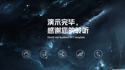 科技星空商业计划书通用PPT模板