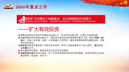 全国两会政府工作报告要点解读PPT