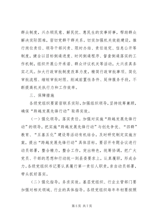 跨越发展先锋行动实施方案 (5).docx