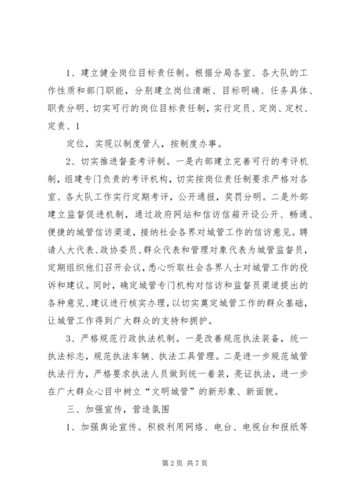 城市管理行政执法工作情况汇报.docx