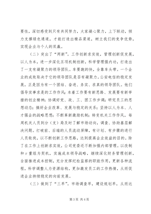 县电信年度工作报告 (9).docx