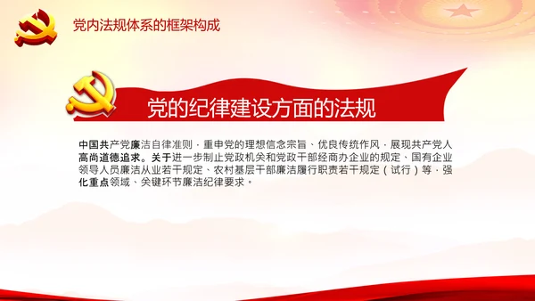 中国之治学习中国共产党党内法规体系PPT模板