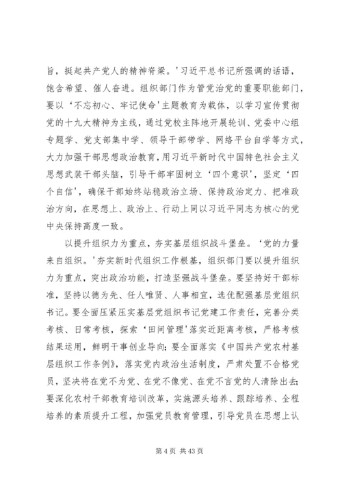 学习全国组织工作会议心得14篇.docx