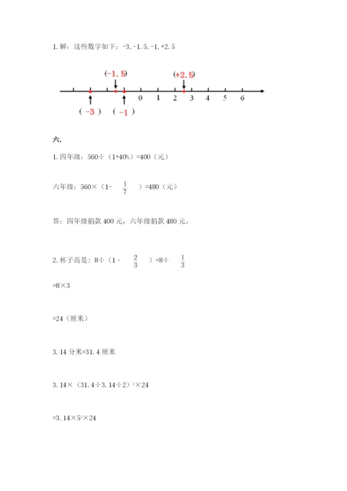 成都外国语学校小升初数学试卷（全国通用）.docx