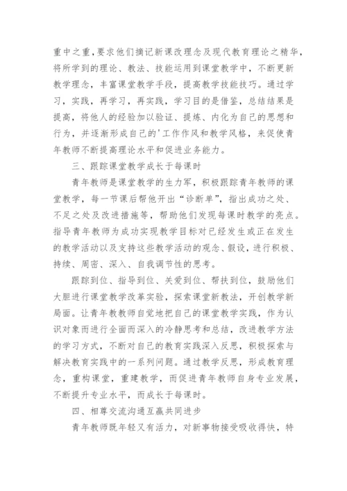 指导青年教师成长总结.docx
